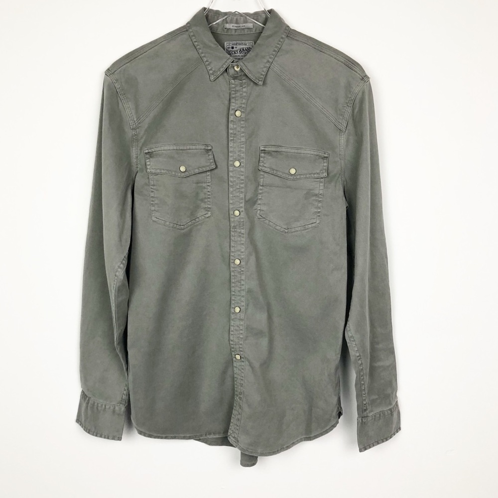 Lucky Brand Saturday Stretch Class Fit Button Down